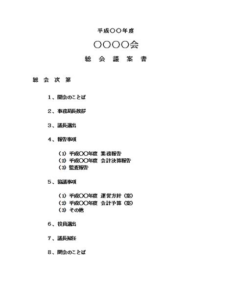 方案書